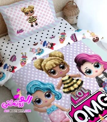 خرید روتختی طرح lol ال و ال سرویس خواب تک نفره فانتزی طرح عروسک LOL